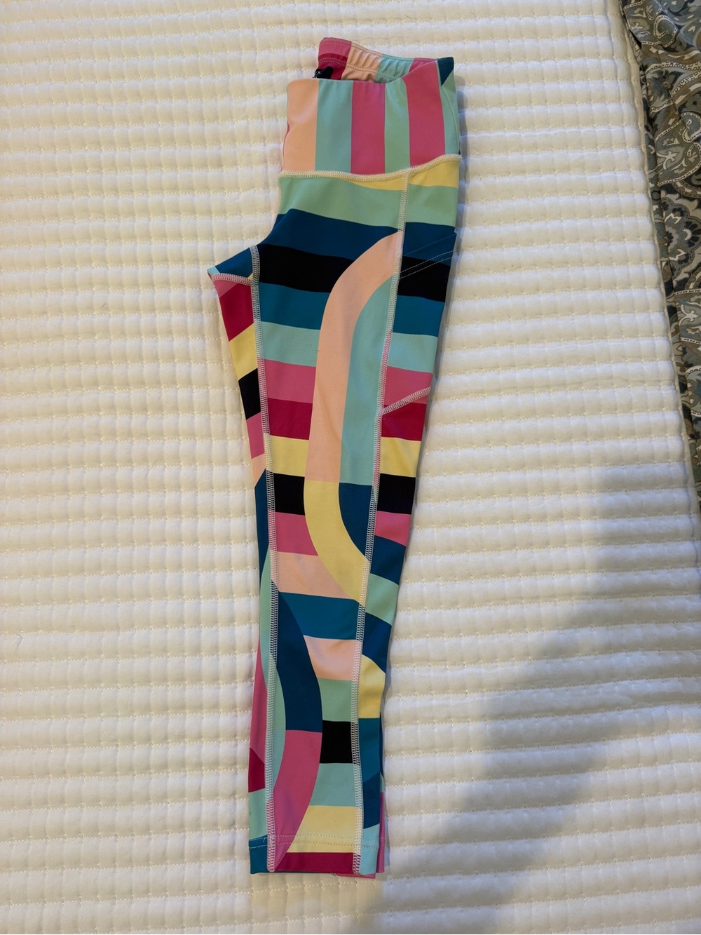 Zoot 3/4 Leggings XS - RIVIERA kit, Pastel Stripe